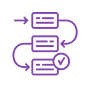 Build custom workflows and automated processes easily using our intuitive drag-and-drop, no-code/low-code interface Custom workflows with no-code/low-code interface