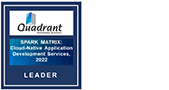Leader in SPARK Matrix Cloud Native Application Development Services, 2022 